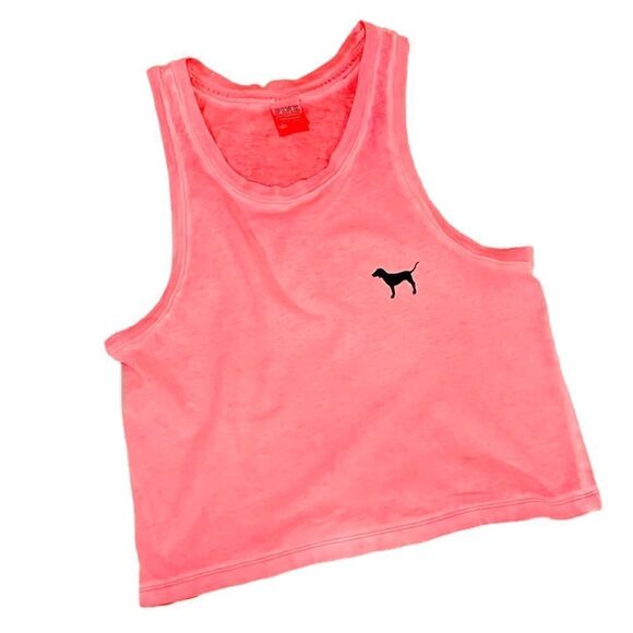 PINK | Hot Pink Muscle Tank - Picture 1 of 10